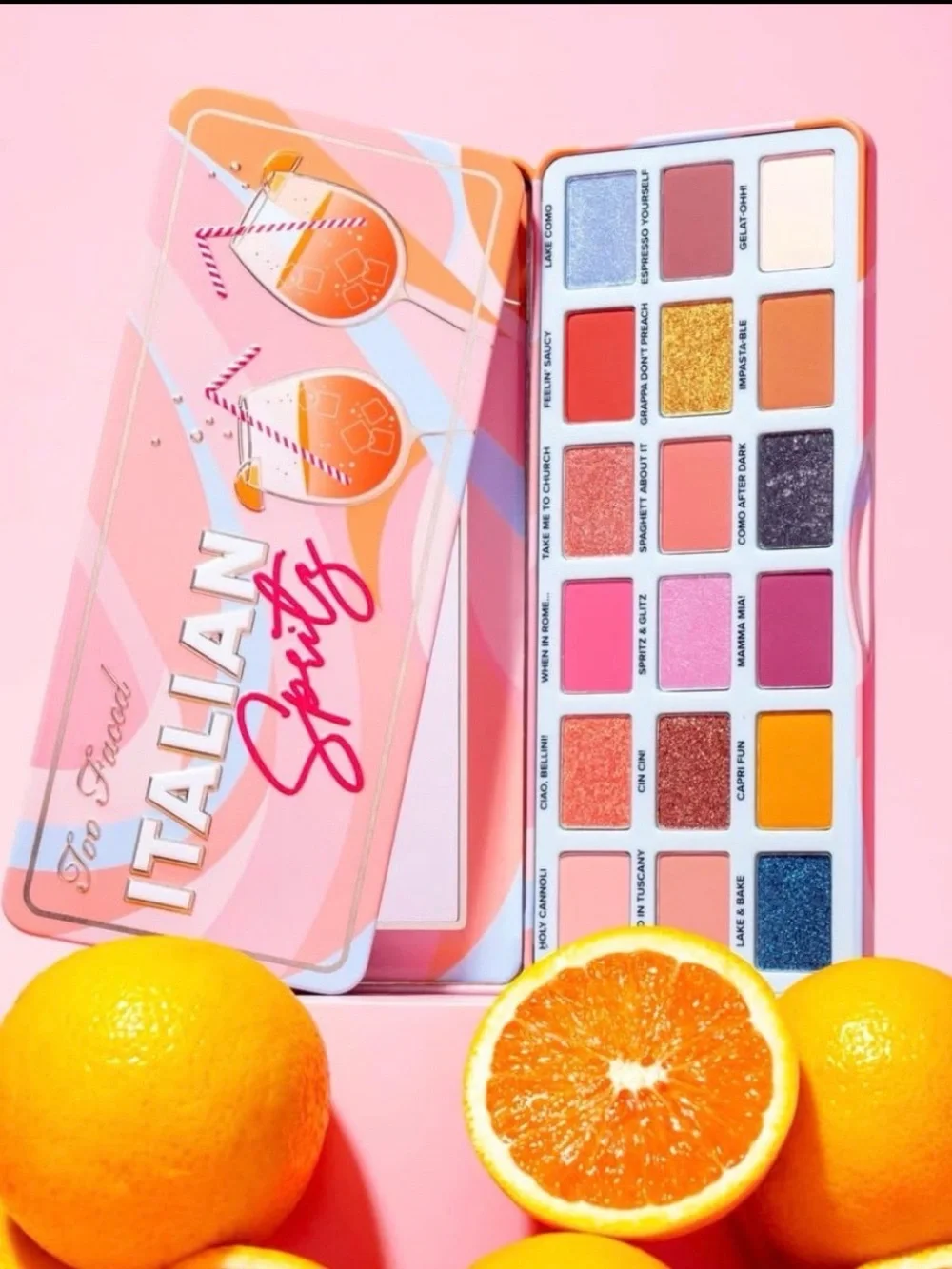 New Too Faced Italian Spritz Eyeshadow Palette -18 shades